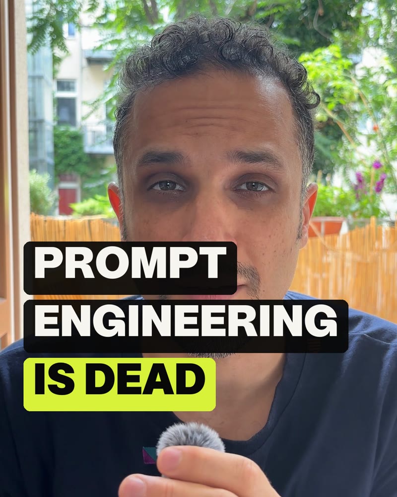 Prompt engineering is the wrong goal